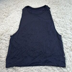 Lululemon Breeze By Muscle Tank II Midnight Navy / Midnight Navy